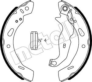 Brake Shoe Set METELLI 53-0490