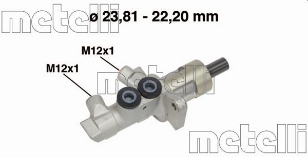 Brake Master Cylinder METELLI 05-0548