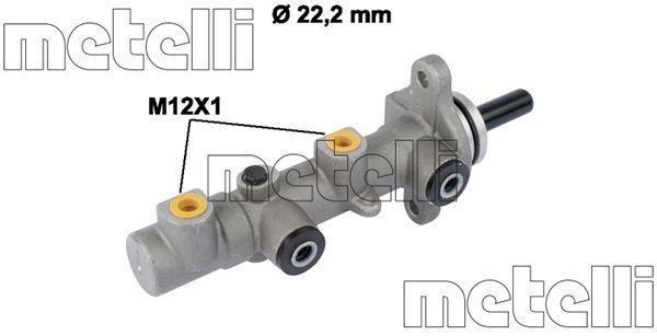 Brake Master Cylinder METELLI 05-0825