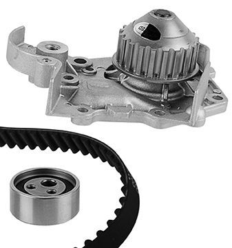 Water Pump & Timing Belt Kit METELLI 30-0412-1