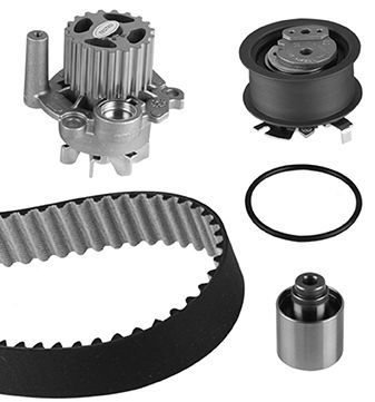 Water Pump & Timing Belt Kit METELLI 30-0879-1