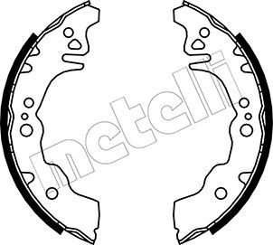 Brake Shoe Set METELLI 53-0043