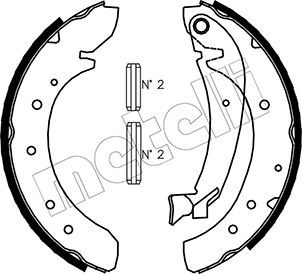 Brake Shoe Set METELLI 53-0073