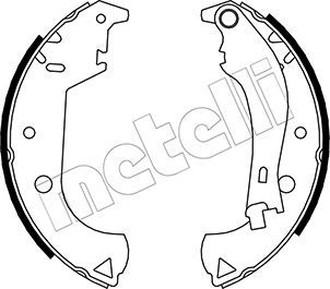 Brake Shoe Set METELLI 53-0081Y