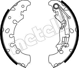 Brake Shoe Set METELLI 53-0092