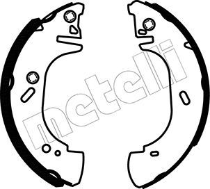 Brake Shoe Set METELLI 53-0123