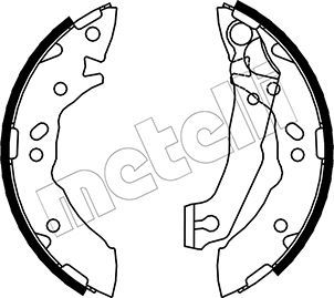 Brake Shoe Set METELLI 53-0169