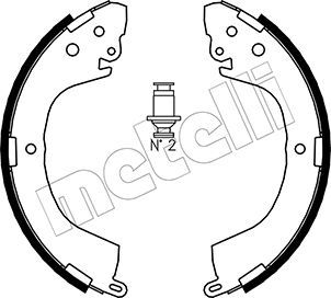 Brake Shoe Set METELLI 53-0260