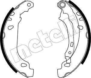 Brake Shoe Set METELLI 53-0328