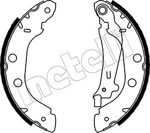 Brake Shoe Set METELLI 53-0354