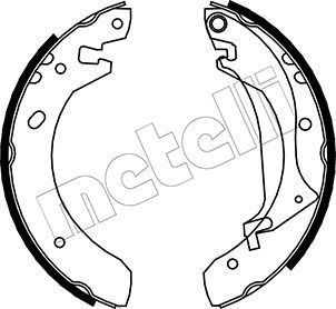 Brake Shoe Set METELLI 53-0368