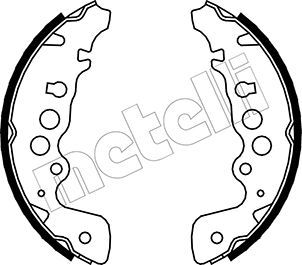 Brake Shoe Set METELLI 53-0401