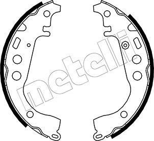 Brake Shoe Set METELLI 53-0431