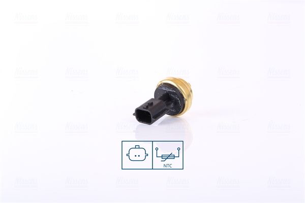 Sensor, coolant temperature NISSENS 207006