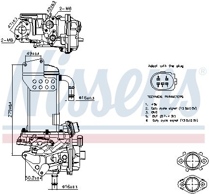 ERG modulis NISSENS 98325