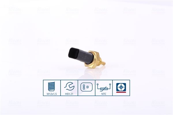 Sensor, coolant temperature NISSENS 207001