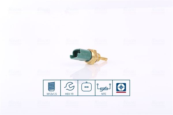 Sensor, coolant temperature NISSENS 207004