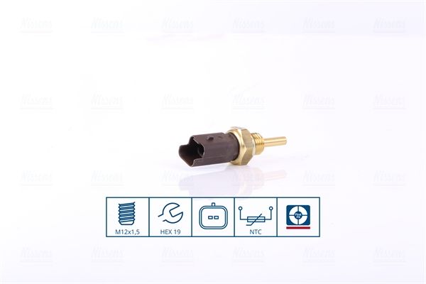 Sensor, coolant temperature NISSENS 207034