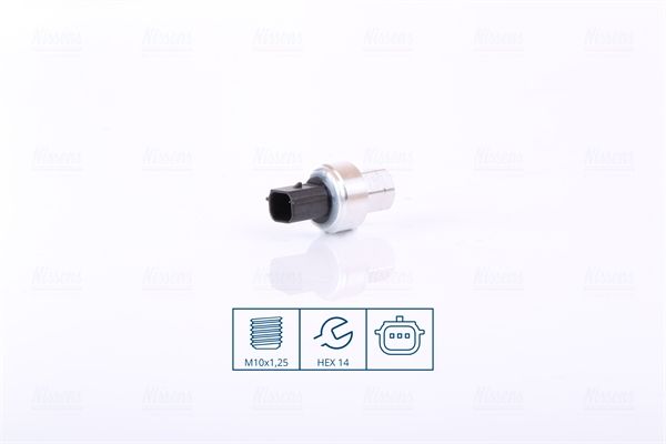 Pressure Switch, air conditioning NISSENS 301057