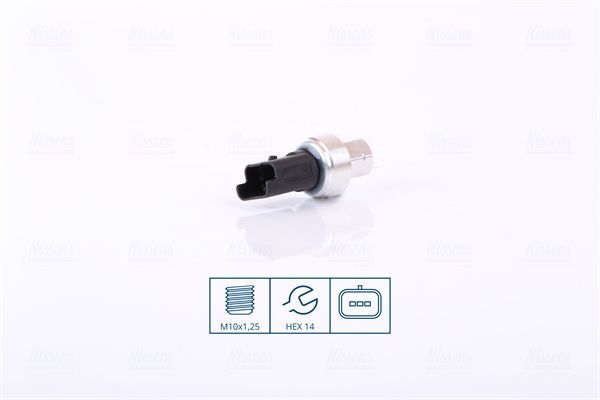 Pressure Switch, air conditioning NISSENS 301102