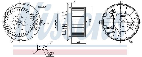 Vidaus pūtiklis NISSENS 87762