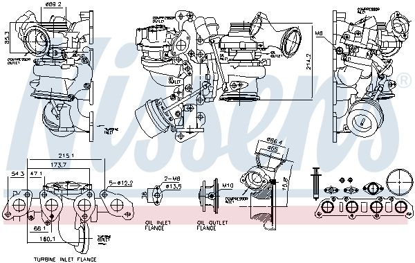 Charger, charging (supercharged/turbocharged) NISSENS 93508