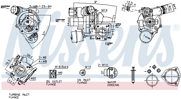 Charger, charging (supercharged/turbocharged) NISSENS 93557