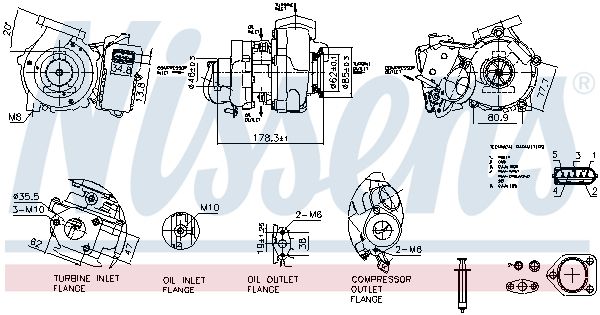 Charger, charging (supercharged/turbocharged) NISSENS 93635