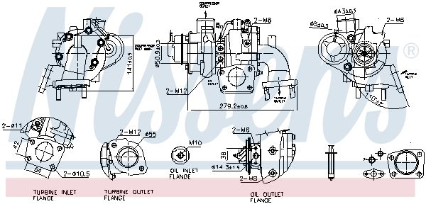 Charger, charging (supercharged/turbocharged) NISSENS 93642