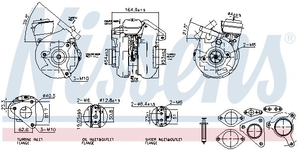 Charger, charging (supercharged/turbocharged) NISSENS 93779