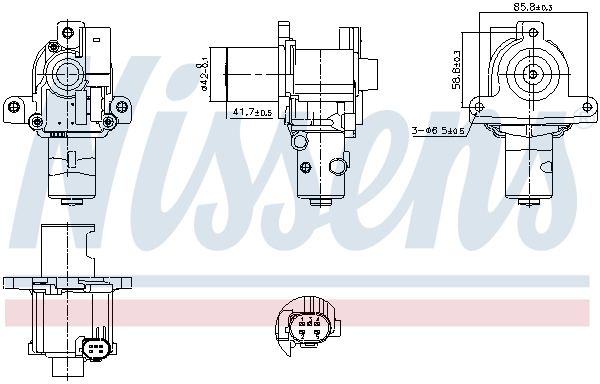 EGR Valve NISSENS 98183