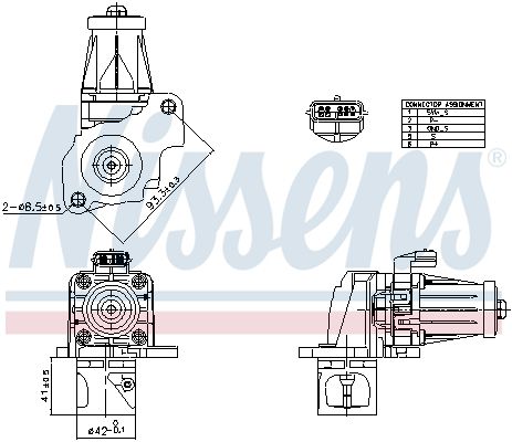 EGR Valve NISSENS 98405