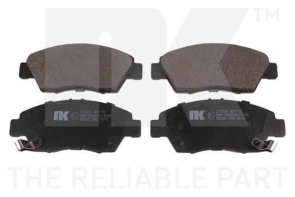 Brake Pad Set, disc brake NK 222626