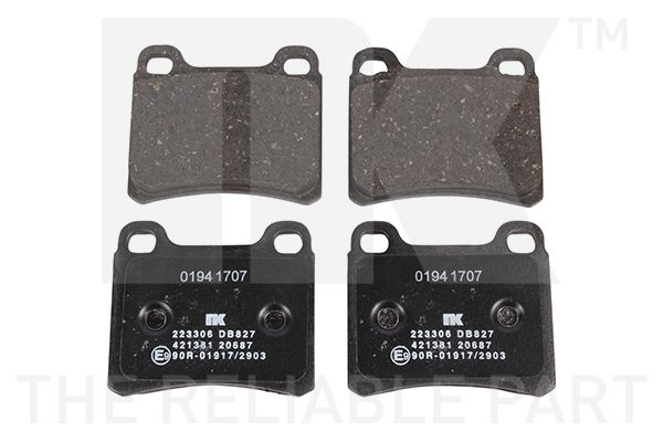 Brake Pad Set, disc brake NK 223306