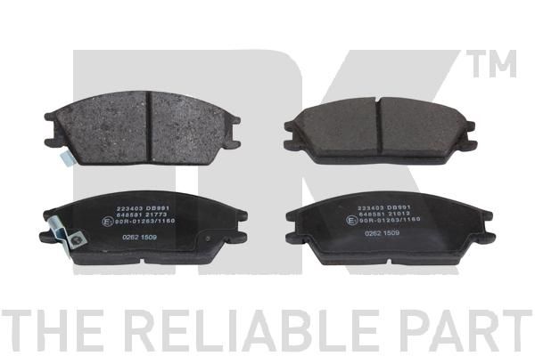 Brake Pad Set, disc brake NK 223403