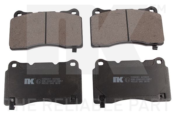 Brake Pad Set, disc brake NK 2266001