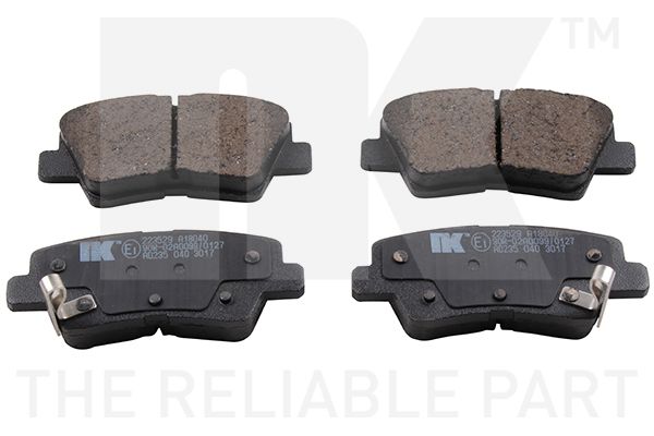 Brake Pad Set, disc brake NK 223529