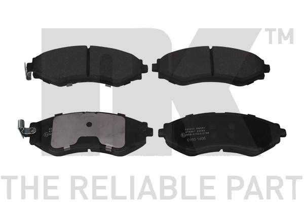 Brake Pad Set, disc brake NK 225005