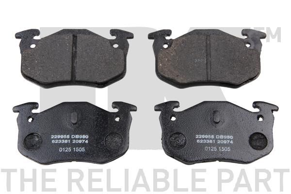 Brake Pad Set, disc brake NK 229955