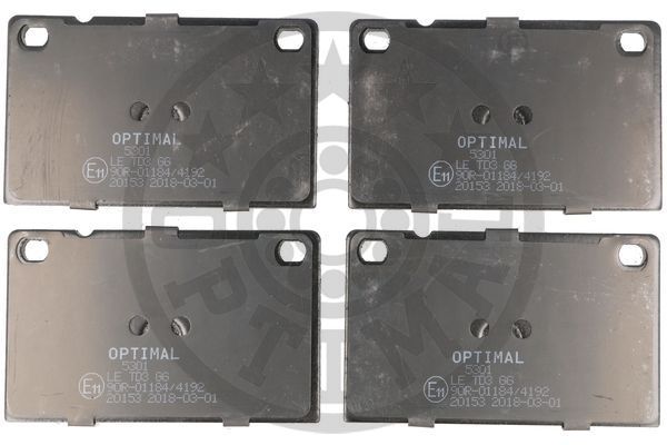 Brake Pad Set, disc brake OPTIMAL BP-05301