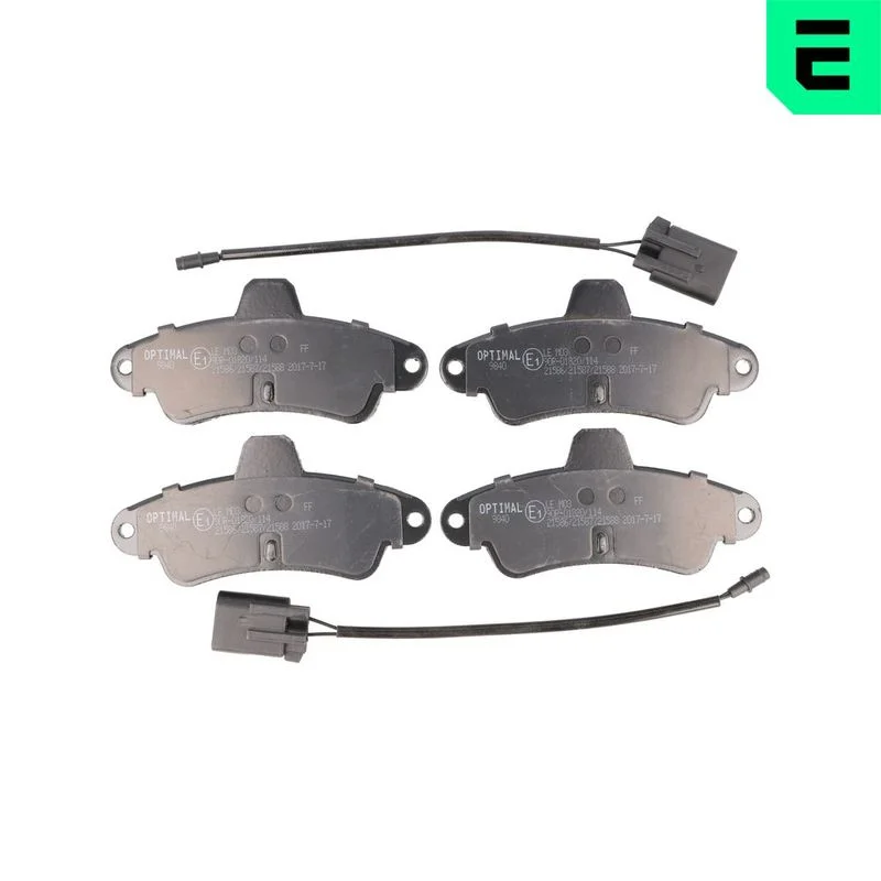 Stabdžių trinkelių rinkinys, diskinis stabdys OPTIMAL BP-09840