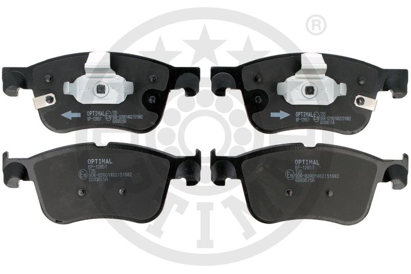 Brake Pad Set, disc brake OPTIMAL BP-12857