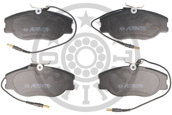 Brake Pad Set, disc brake OPTIMAL 10043