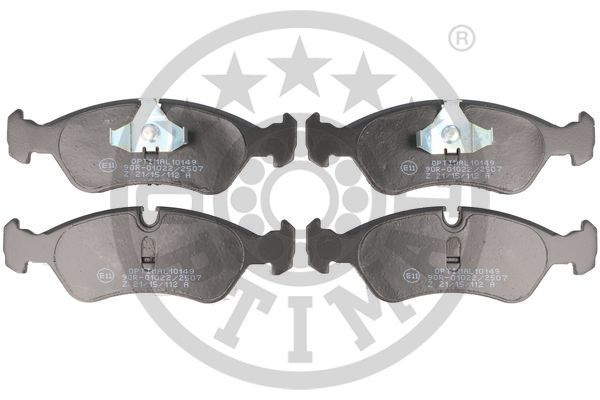 Brake Pad Set, disc brake OPTIMAL 10149