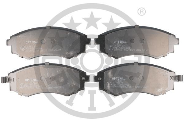 Brake Pad Set, disc brake OPTIMAL 10237