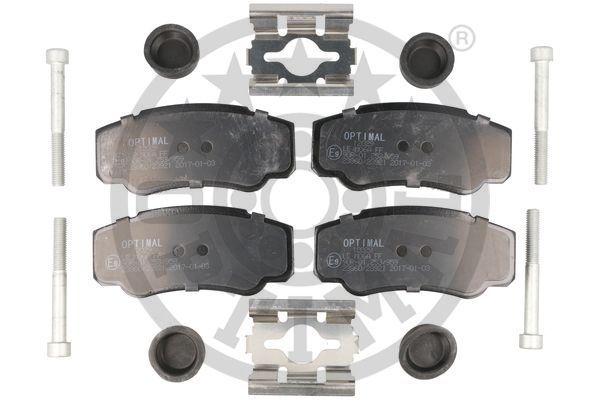 Brake Pad Set, disc brake OPTIMAL 12029