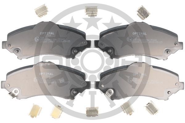 Brake Pad Set, disc brake OPTIMAL 12704