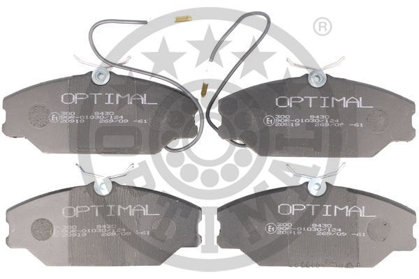 Brake Pad Set, disc brake OPTIMAL 9430