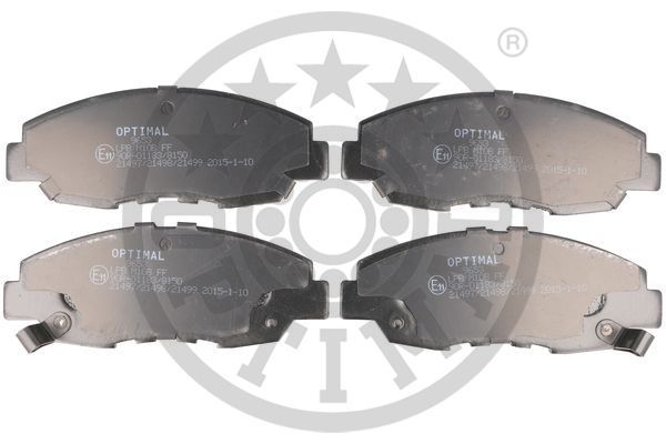 Brake Pad Set, disc brake OPTIMAL 9653