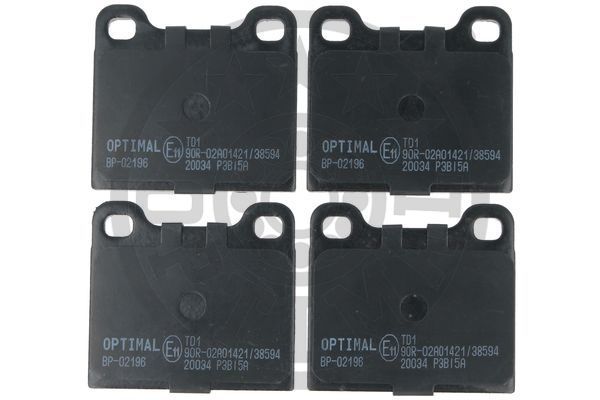 Brake Pad Set, disc brake OPTIMAL BP-02196